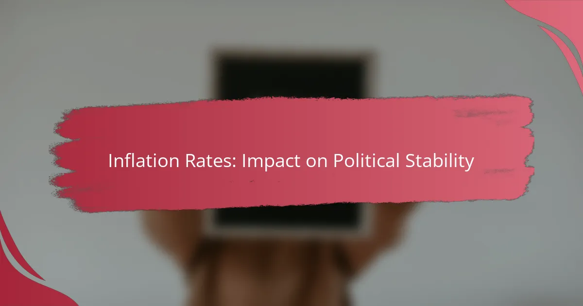 Inflation Rates: Impact on Political Stability